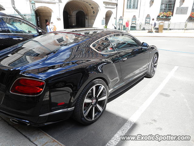 Bentley Continental spotted in Quebec, Canada