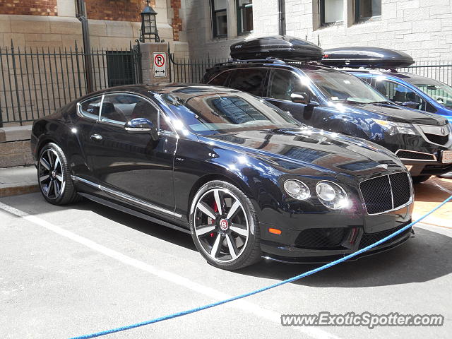 Bentley Continental spotted in Quebec, Canada