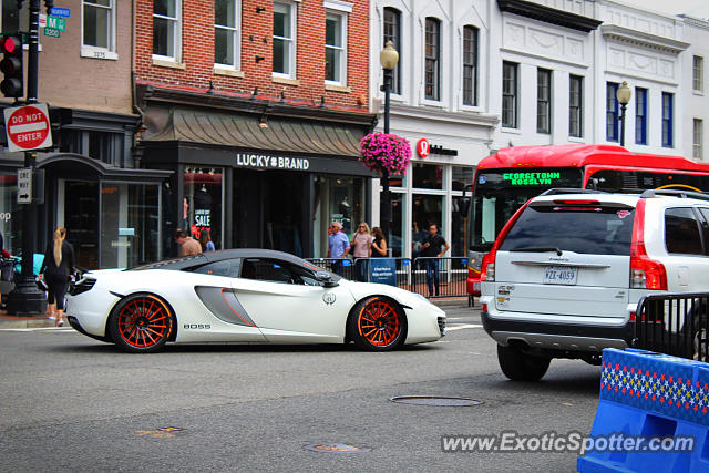 Mclaren MP4-12C spotted in Georgetown, Virginia