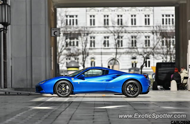 Ferrari 488 GTB spotted in Warsaw, Poland
