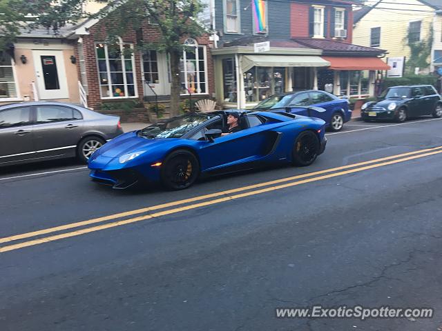 Lamborghini Aventador spotted in New Hope, Pennsylvania