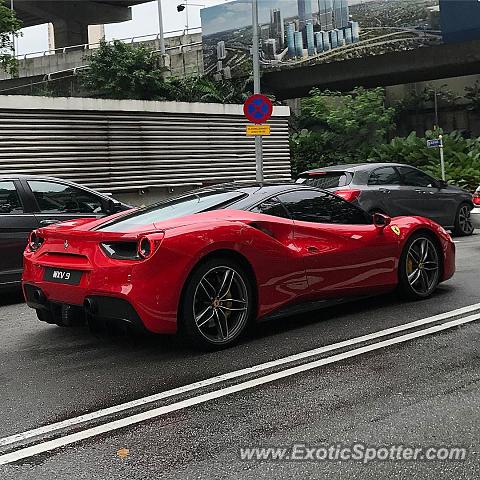 Ferrari 488 GTB spotted in Kuala Lumpur, Malaysia
