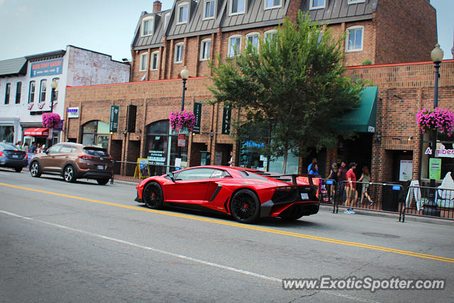 Lamborghini Aventador spotted in Georgetown, Virginia