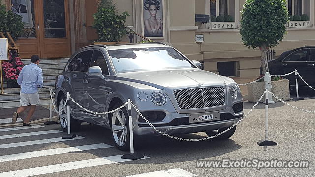 Bentley Bentayga spotted in Monaco, Monaco