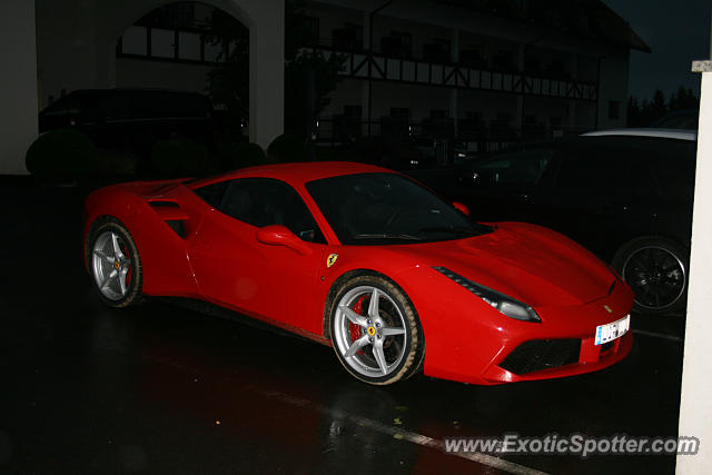 Ferrari 488 GTB spotted in Nürburg, Germany