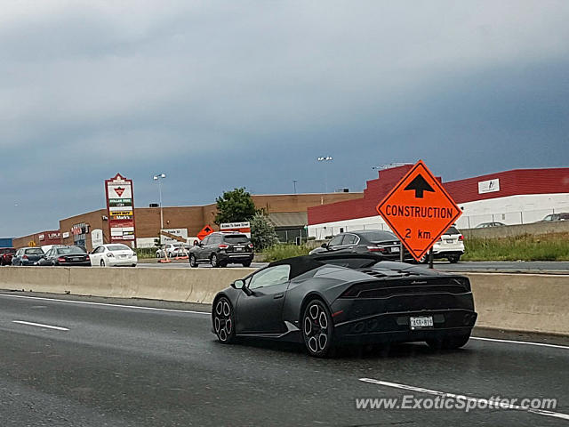 Lamborghini Huracan spotted in Toronto, Ontario, Canada
