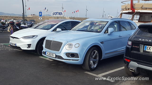 Bentley Bentayga spotted in Saint Tropez, France