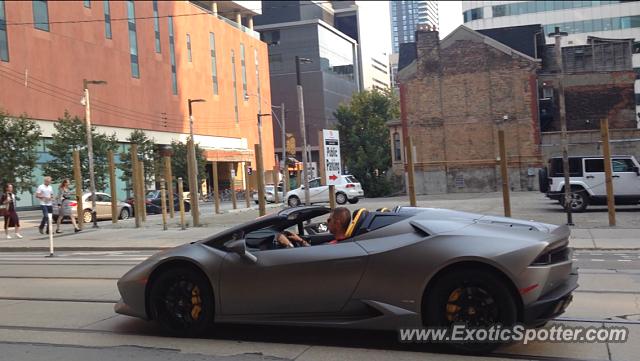 Lamborghini Huracan spotted in Toronto, Canada