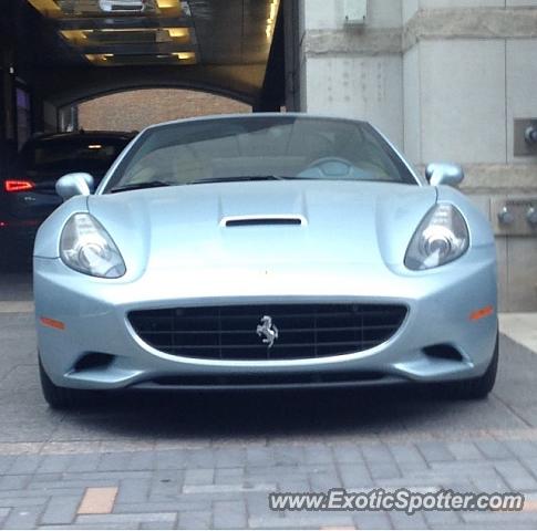 Ferrari California spotted in Toronto, Canada