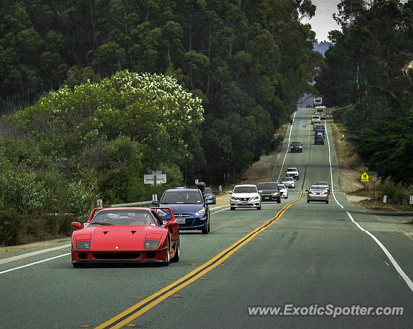 Ferrari F40 spotted in Carmel, California