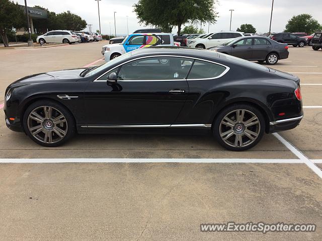 Bentley Continental spotted in Lewisville, Texas