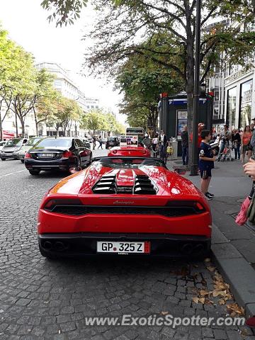 Lamborghini Huracan spotted in Paris, France