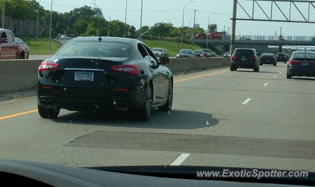 Maserati Ghibli spotted in Golden Valley, Minnesota