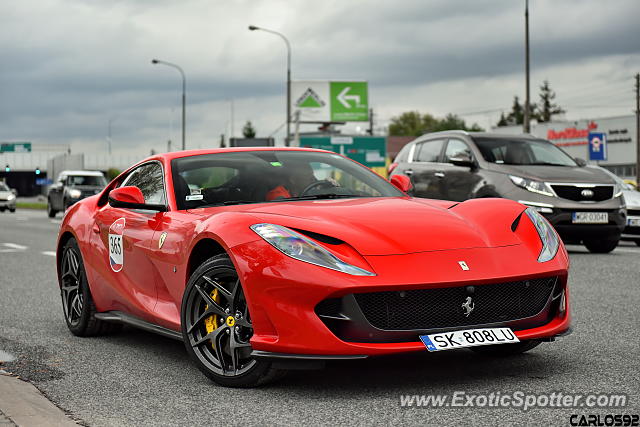 Ferrari 812 Superfast spotted in Warsaw, Poland