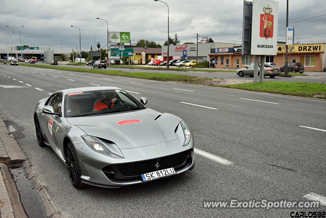 Ferrari 812 Superfast spotted in Warsaw, Poland
