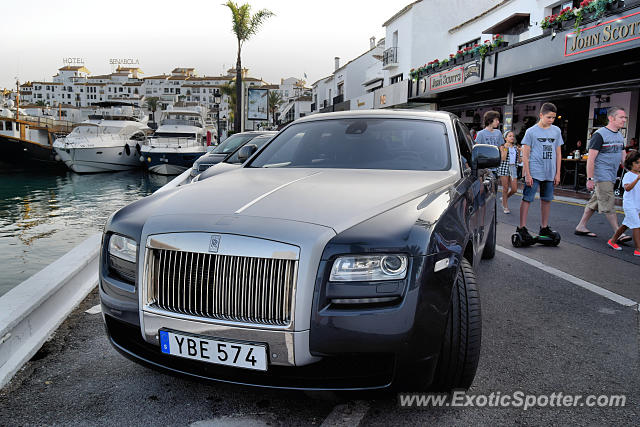 Rolls-Royce Ghost spotted in Puerto Banus, Spain