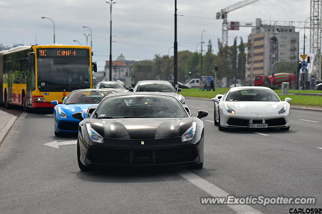Ferrari 488 GTB spotted in Warsaw, Poland