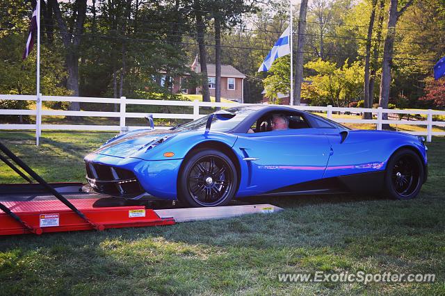 Pagani Huayra spotted in Farmington, Connecticut