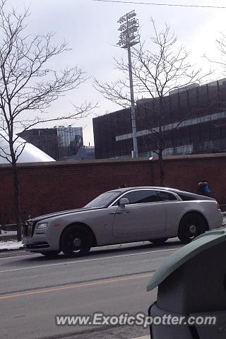 Rolls-Royce Wraith spotted in Toronto, Canada