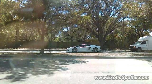 Lamborghini Aventador spotted in Sarasota, Florida