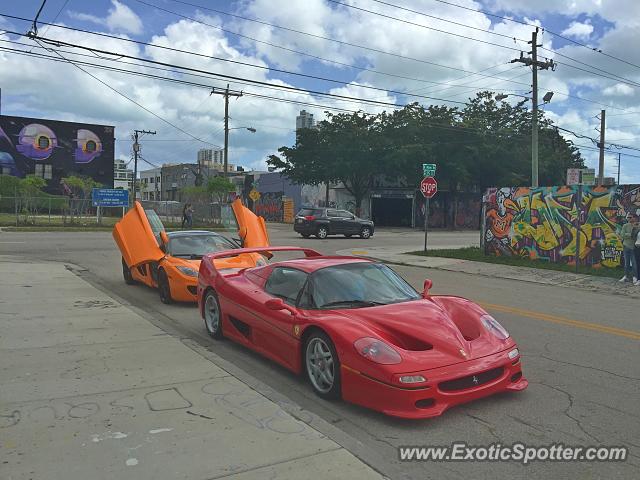 Ferrari F50 spotted in Wynwood, Florida