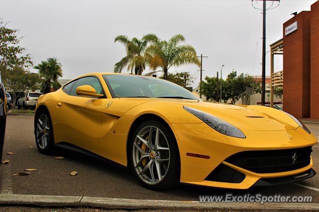 Ferrari F12 spotted in La Jolla, California