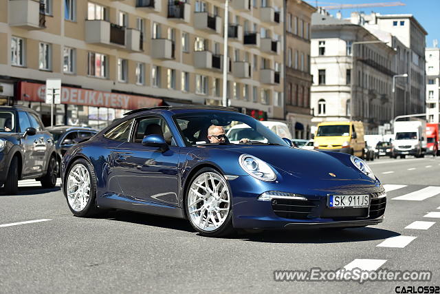 Porsche 911 spotted in Warsaw, Poland