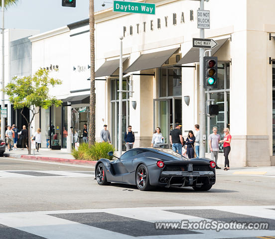 Ferrari LaFerrari spotted in Beverly Hills, California