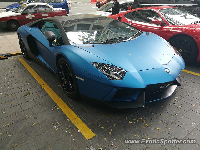 Lamborghini Aventador spotted in Kuala Lumpur, Malaysia