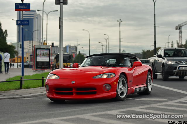 Dodge Viper spotted in Warsaw, Poland