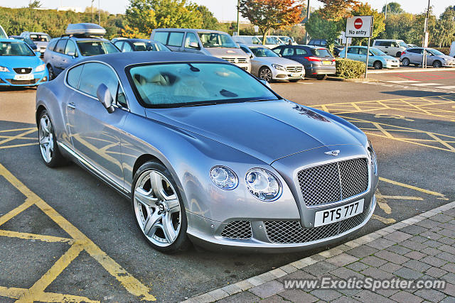 Bentley Continental spotted in Peterborough, United Kingdom