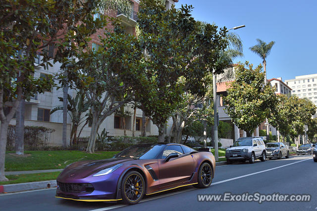 Chevrolet Corvette Z06 spotted in Westwood, California