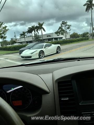 Ferrari 458 Italia spotted in FT Lauderdale, Florida