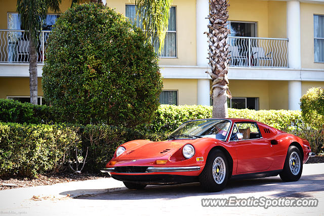 Ferrari 246 Dino spotted in Celebration, Florida