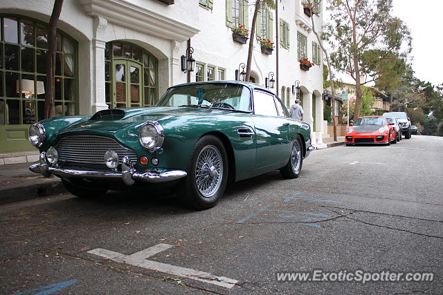 Aston Martin DB4 spotted in Carmel, California