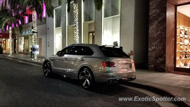 Bentley Bentayga spotted in Los Angeles, California