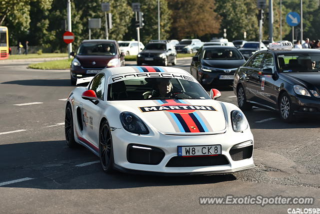Porsche Cayman GT4 spotted in Warsaw, Poland