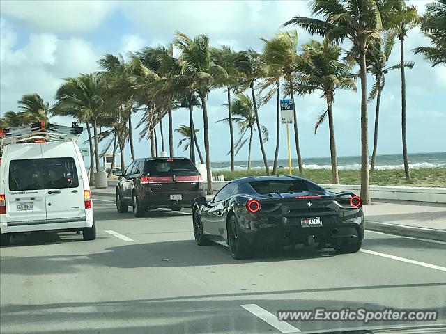 Ferrari 488 GTB spotted in Ft lauderdale, Florida
