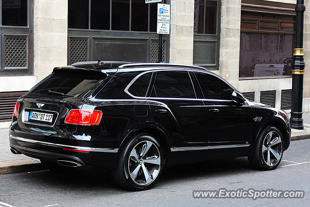 Bentley Bentayga spotted in London, United Kingdom