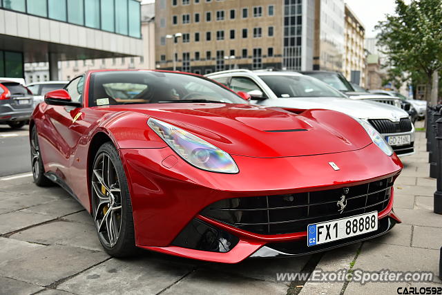 Ferrari F12 spotted in Warsaw, Poland