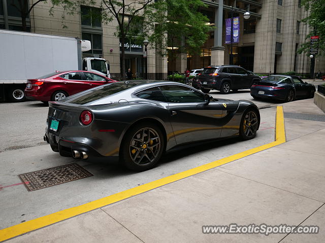 Ferrari F12 spotted in Chicago, Illinois