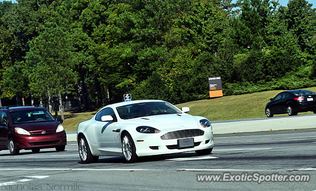 Aston Martin DB9 spotted in Apex, North Carolina