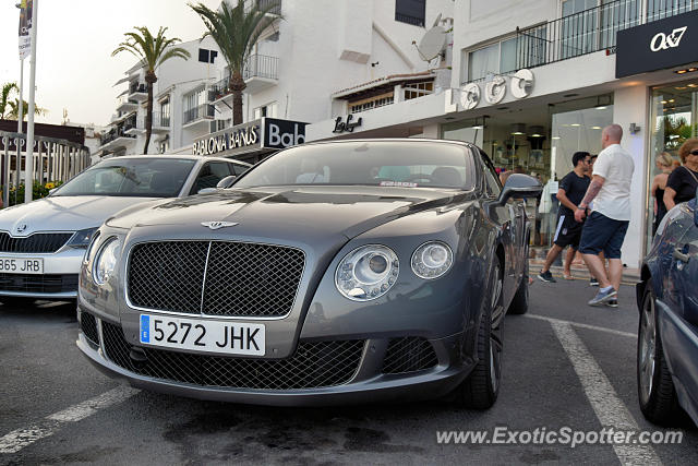 Bentley Continental spotted in Puerto Banus, Spain