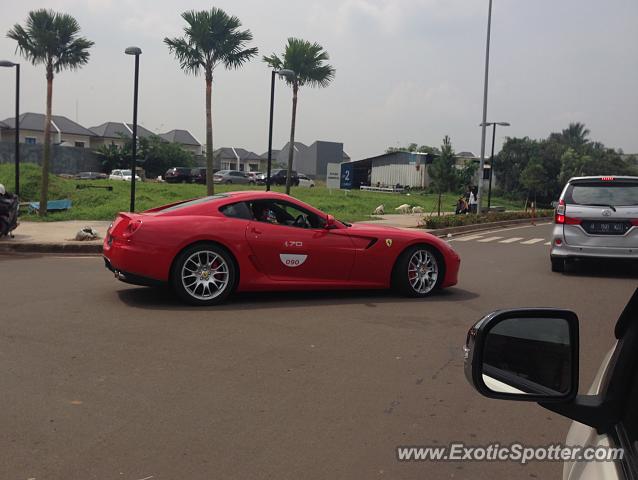 Ferrari 599GTB spotted in Serpong, Indonesia