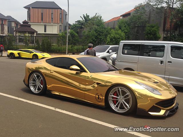 Ferrari F12 spotted in Serpong, Indonesia
