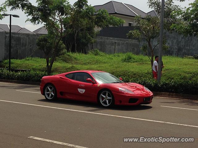 Ferrari 360 Modena spotted in Serpong, Indonesia