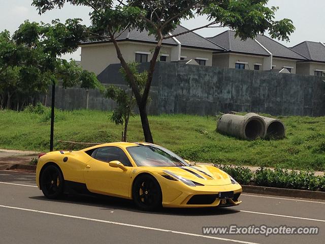 Ferrari 458 Italia spotted in Serpong, Indonesia