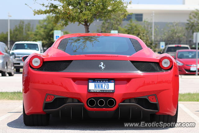 Ferrari 458 Italia spotted in Austin, Texas