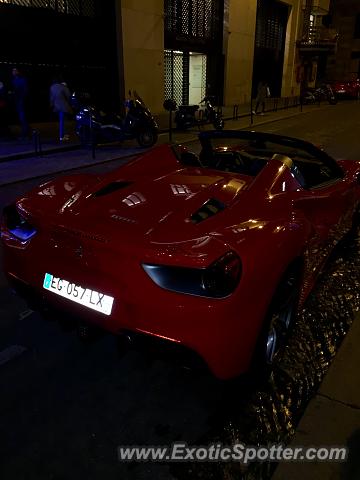 Ferrari 488 GTB spotted in Paris, France