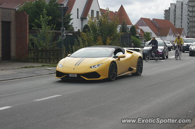 Lamborghini Huracan spotted in Knokke-Heist, Belgium